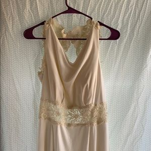 Open back wedding dress